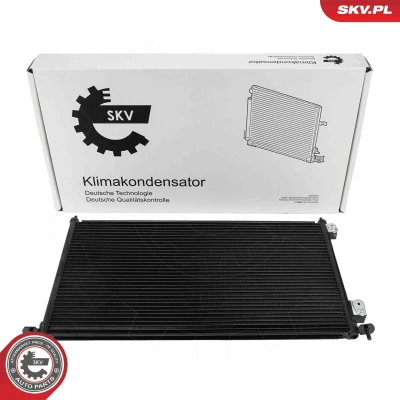 Imagem de ESEN SKV 86SKV475 Condensador sem secador Alumínio 650mm HONDA: Civic VII Hatchback (EU, EP, EV) 2.0 Type R, i Sport 2001 2005