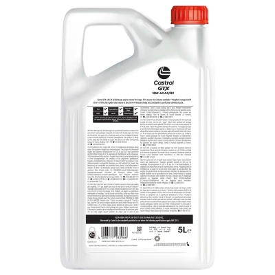Imagem de Castrol GTX A3/B3 15W 40 5l Óleo do motor 15F629 VOLKSWAGEN: Golf 4, 5, Polo IV Hatchback, MERCEDES BENZ: Classe C Sedan, T modell, 190