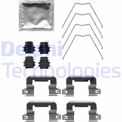 Imagem de Kit de acessórios, pastilhas travão DELPHI LX0711