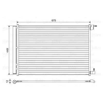 Imagem de VALEO 814468 Condensador com secador Alumínio 449 MERCEDES BENZ: Classe C T modell, GLC SUV