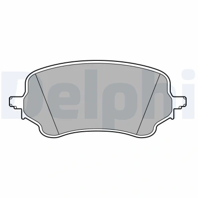 Imagem de Conjunto de pastilhas travão, travão disco DELPHI LP3648, Frente