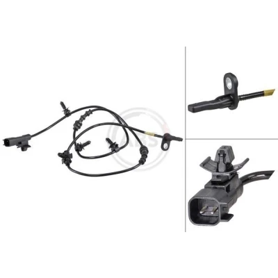 Imagem de A.B.S. 32122 Sensor de ABS activo 1055 1145 37 preto