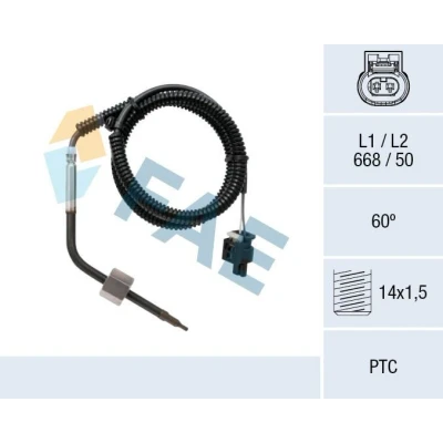 Imagem de FAE 68094 Sensor MERCEDES BENZ: Classe C Sedan, E T modell, modell