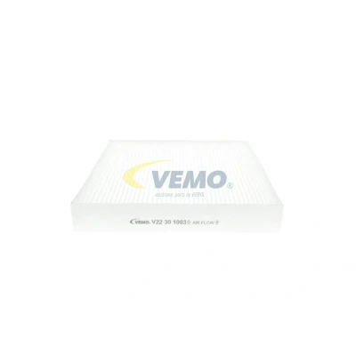 Imagem de VEMO Original Quality V22 30 1003 Filtro, ar do habitáculo Filtro de pólen, Cartucho filtrante 220 225 35,5 Papel