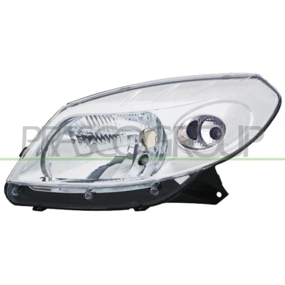 Imagem de PRASCO DA2204803 Farol Principal à direita H4 crómio DACIA: Sandero I