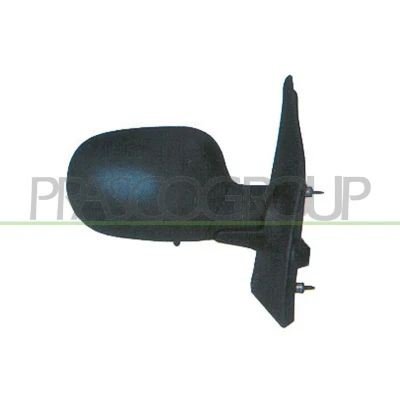 Imagem de Espelho retrovisor Prasco RN0307313 à direita preto elétrico aquecível, ajustável pelo interior, com sensor de temeperatura, convexo