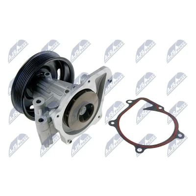 Imagem de NTY CPW FR 056 Bomba de água com junta mecânico caixa, Cárter 2 peças para accionamento da correia trapezoidal estriada FORD: Transit Mk6 Van