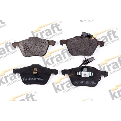 Imagem de KRAFT 6000327 Jogo de pastilhas para travão disco VOLKSWAGEN: Sharan I, Transporter 4 Bus, 4, SEAT: Alhambra FORD: Galaxy Mk1 MPV