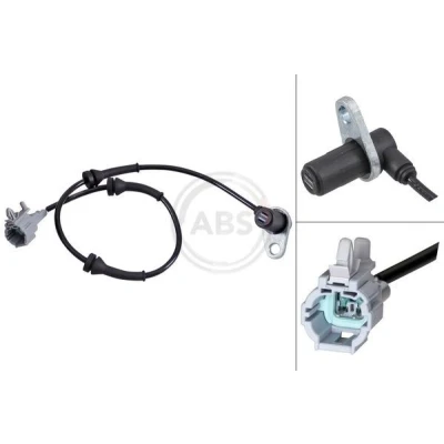 Imagem de A.B.S. 31688 Sensor de ABS passivo 527mm 617mm 28mm cinzento NISSAN: X Trail
