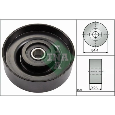 Imagem de INA 532 0827 10 Polia de Desvio NISSAN: Primera Sedan