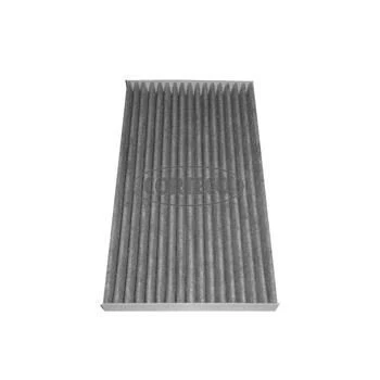 Imagem de CORTECO 80001721 Filtro, ar do habitáculo Filtro de carvão ativado 260 150 25 NISSAN: Leaf II, I