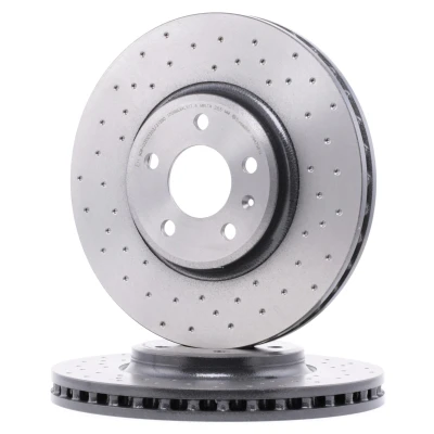Imagem de BREMBO XTRA LINE 09.A758.1X Disco de travão 320 30 5 perfurado/ventilado revestido alto carbono com parafusos AUDI: A5 B8 Cabrio, A4 Avant