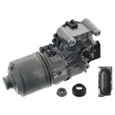 Imagem de FEBI BILSTEIN 48303 Motor de Limpa Vidros 12 à frente para veículo com volante esquerda material montagem