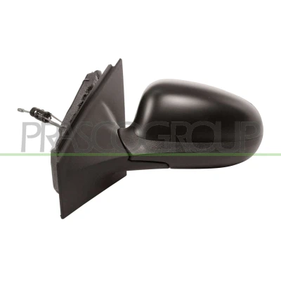 Imagem de Espelho retrovisor Prasco LA0047004 esquerda preto ajuste: por cabo de aço, convexo, sem cor
