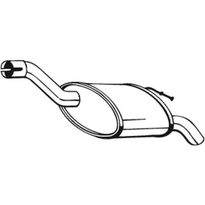 Imagem de BOSAL 154 293 Panela de escape traseira FORD: Focus Mk1 Hatchback