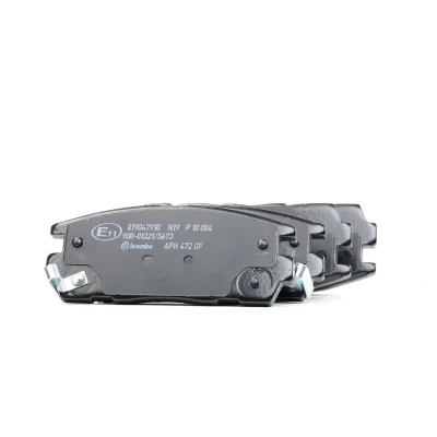 Imagem de BREMBO P 10 004 Jogo de pastilhas para travão disco com avisador sonoro desgaste sem acessórios CHEVROLET: Captiva, OPEL: Antara
