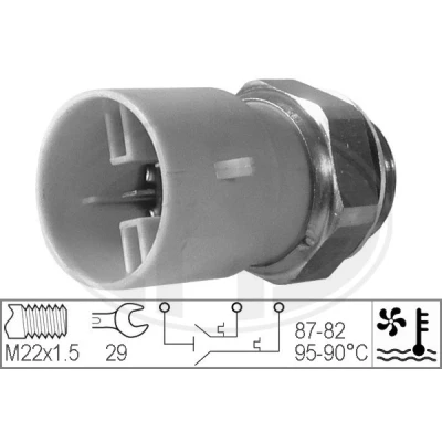 Imagem de ERA 330218 Interruptor de temperatura, ventilador do radiador M22 x 1,5 OPEL: Astra F Caravan, Sedan, Vectra A CC