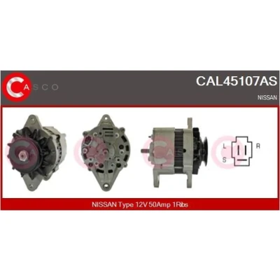 Imagem de CASCO CAL35199AS Alternador 12V 65A HONDA: Civic 7 Hatchback, FR V, Limousine