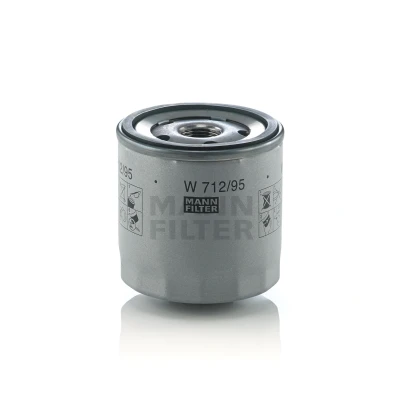 Imagem de MANN FILTER W 712/95 Filtro de óleo 3/4 16 UNF 1B com uma válvula retenção aparafusado SEAT: Leon III ST, Ibiza 4 Sportcoupe endado, norauto