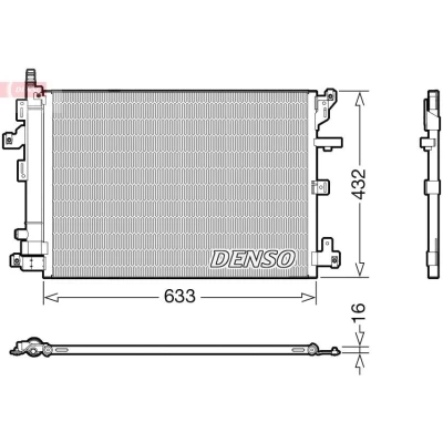 Imagem de DENSO DCN33012 Condensador com secador R 134a VOLVO: XC90 I