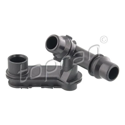 Imagem de TOPRAN 502 492 Flange Plástico do depósito de expansão para o radiador motor BMW: 3 Touring, Coupe, Sedan