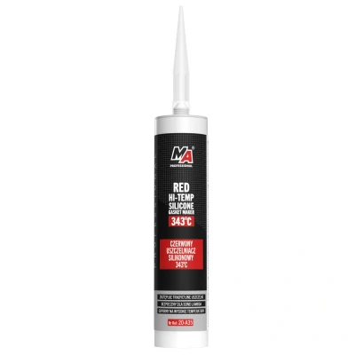 Imagem de MA PROFESSIONAL 20 A35 Material de vedação Tubo Silicone 290 elástico permanente, resistente ao óleo Vermelho