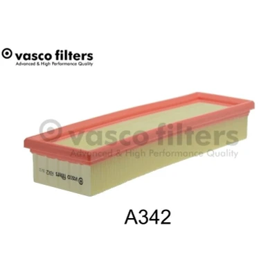 Imagem de DAVID VASCO A342 Filtro de ar 50 92 336 rectangular Cartucho filtrante PEUGEOT: 207 Hatchback, SW, CITROËN: C3 II