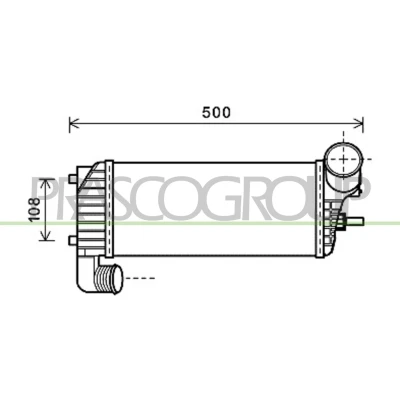 Imagem de PRASCO FD719N004 Intercooler FORD: C Max 2