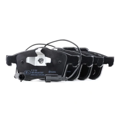 Imagem de BREMBO P 23 132 Jogo de pastilhas para travão disco incl. contacto aviso desgaste com grampo do êmbolo sem acessórios