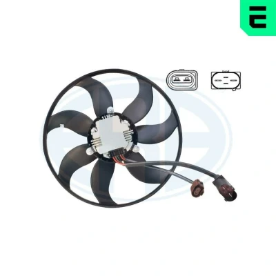 Imagem de ERA 352114 Ventilador de Radiador 362mm 300W VOLKSWAGEN: Golf 6, Polo V Hatchback, 7, AUDI: A3 Sportback, Hatchback
