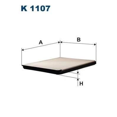 Imagem de Filtro de habitáculo filtron k1107