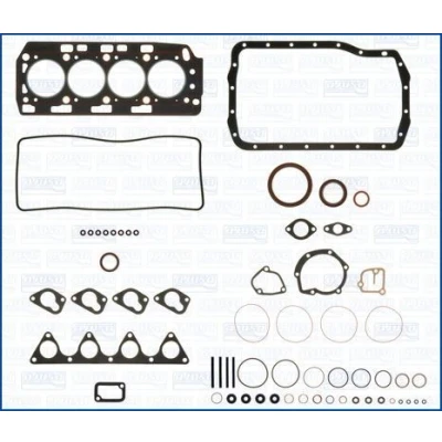 Imagem de AJUSA 50119000 Jogo completo de juntas, motor Com junta da cabeça do motor, retentores haste válvulas FIBERMAX
