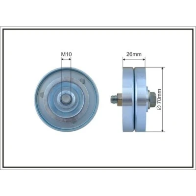 Imagem de CAFFARO 500131 Polia Tensora BMW: 3 Sedan, Touring, 5 Sedan