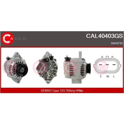 Imagem de CASCO CAL30113AS Alternador 12V 55A FIAT: Panda I Hatchback, 128 Sedan, Ducato Camião de plataforma/Chassis
