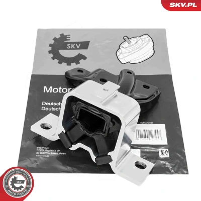 Imagem de ESEN SKV 75SKV082 Suporte, motor à direita Rolamento de Borracha e metal Alumínio, 172mm 107mm