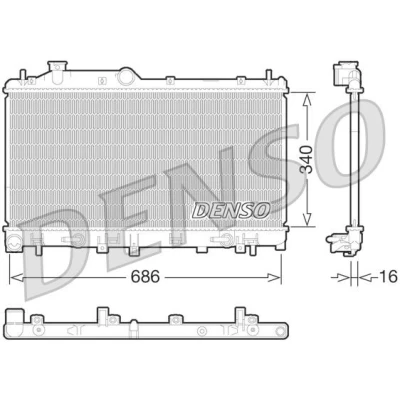 Imagem de DENSO DER09057 Ventilador de Radiador 315 12 225