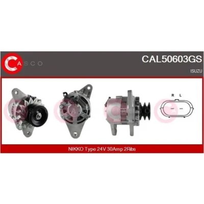 Imagem de CASCO CAL35280AS Alternador 12V 100A SUZUKI: Jimny SUV