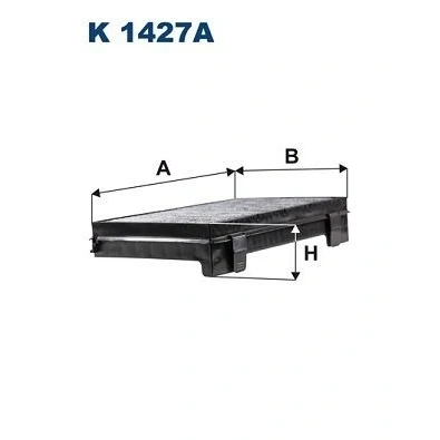 Imagem de FILTRON K 1427A Filtro, ar do habitáculo Filtro de carvão ativado 266 173 53