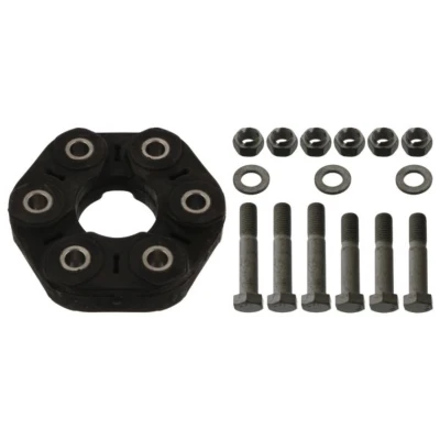 Imagem de FEBI BILSTEIN 43472 Acoplamento do Cardan 96 135 com parafusos, arruelas planas porcas BMW: 5 Sedan, Touring