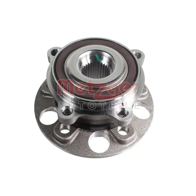 Imagem de METZGER WM 2364 Kit de rolamento roda Eixo traseiro com cubo roda, anel sensor magnético integrado 148mm