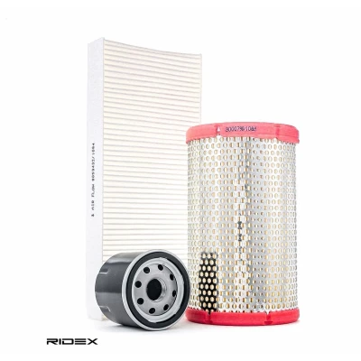 Imagem de RIDEX 4055F0094 Elemento de Filtro com ar, sem bujão despejo do óleo pólen, aparafusado três peças