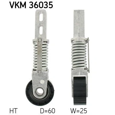 Imagem de SKF VKM 36035 Polia Tensora RENAULT: Scénic 1, MEGANE 1 Coach