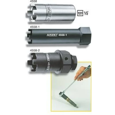 Imagem de Chave de espiga, Porca aperto do suporte bico pressão espiga HAZET 4558