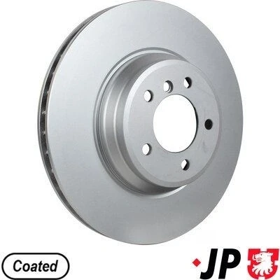 Imagem de JP GROUP 1463105100 Disco de travão Eixo dianteiro 348 30 5 ventilado revestido BMW: 3 Coupe, Touring, Sedan