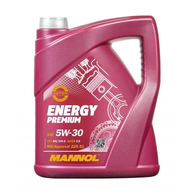 Imagem de Mannol Energy Premium 5W 30 5l Óleo do motor MN7908 5 BMW: Sedan, 1 Hatchback, Touring, RENAULT: CLIO 4, 3, Kangoo II / Grand endado,