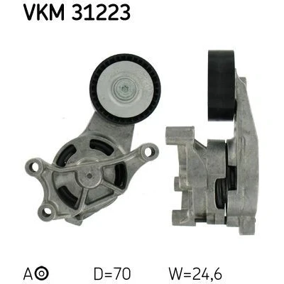 Imagem de SKF VKM 31223 Polia Tensora VOLKSWAGEN: Passat B6 Sedan, Scirocco III, Polo V Hatchback, AUDI: A3 Sportback, SEAT: Leon II Hatchback