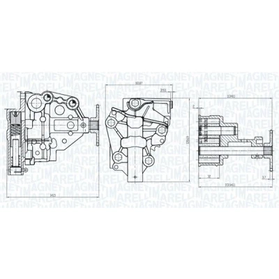 Imagem de MAGNETI MARELLI 351516000020 Bomba de Óleo RENAULT: GRAND SCENIC 2, Espace 5, MEGANE 3 Grandtour, NISSAN: Qashqai / Qashqai+2 I