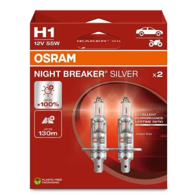 Imagem de OSRAM 64150NBS 2HB Lâmpada, farol de longo alcance H1 12V 55W
