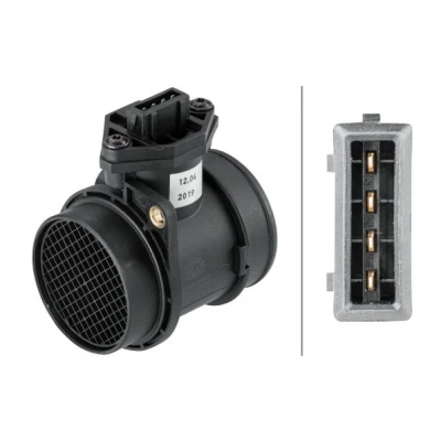 Imagem de HELLA 8ET 358 095 411 Medidor de massa ar sem junta AUDI: A3 Hatchback, A4 B5 Avant, Sedan, VOLKSWAGEN: Golf 4, Passat Sharan I