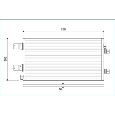 Imagem de VALEO 814003 Condensador sem secador Alumínio 382 R 134a RENAULT: MASTER 2 Kasten